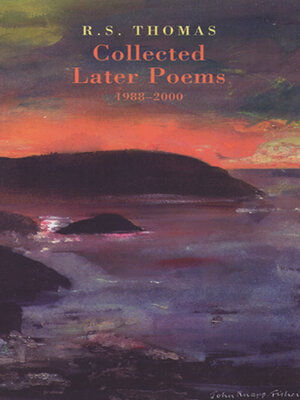 cover image of Collected Later Poems 1988-2000